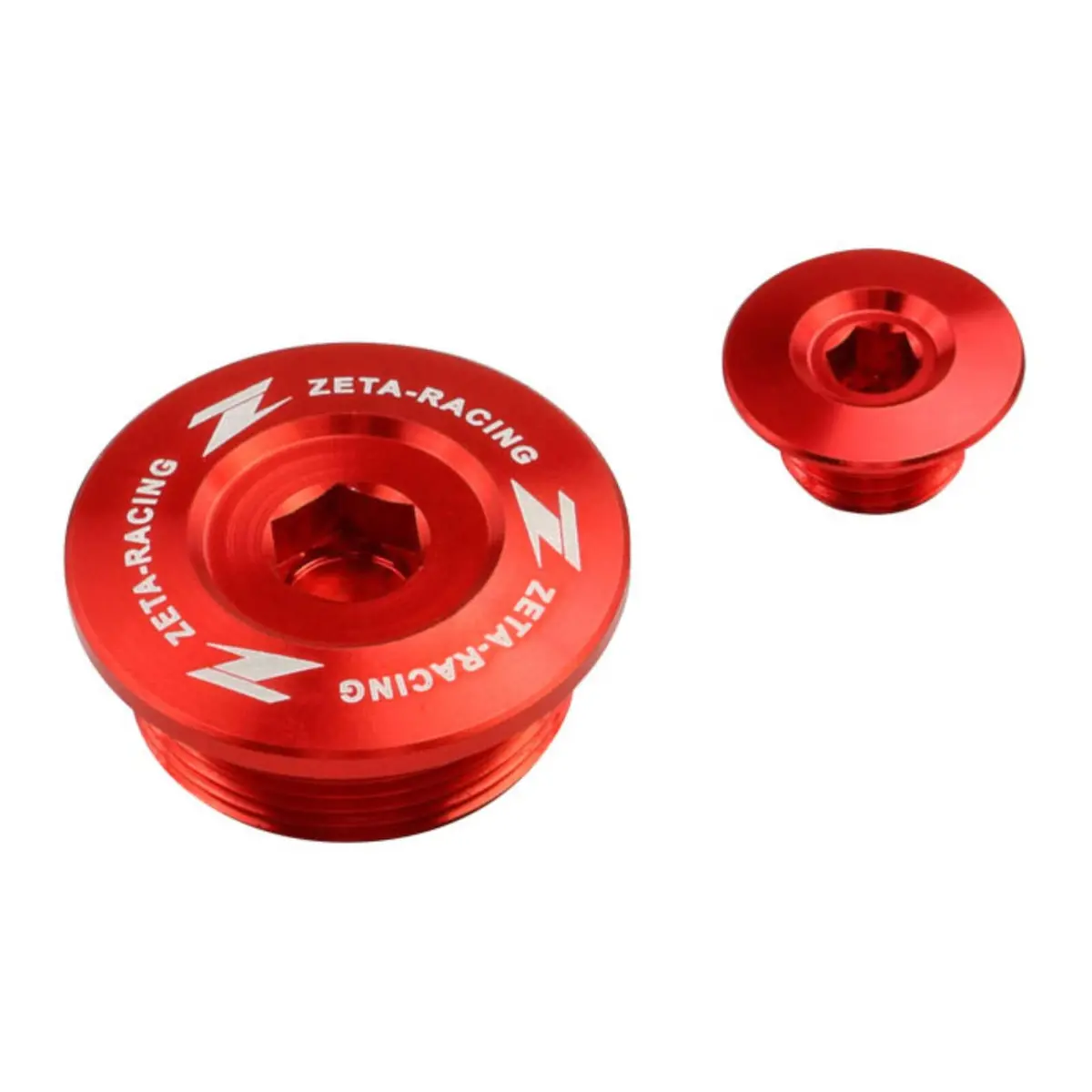 Zeta Engine Plugs Honda Crf250r '18- - Red 1
