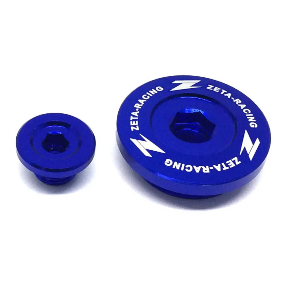 Zeta Engine Plugs Kawasaki Kx250/F '11-19, Kx450f '09-18 - Blue 1