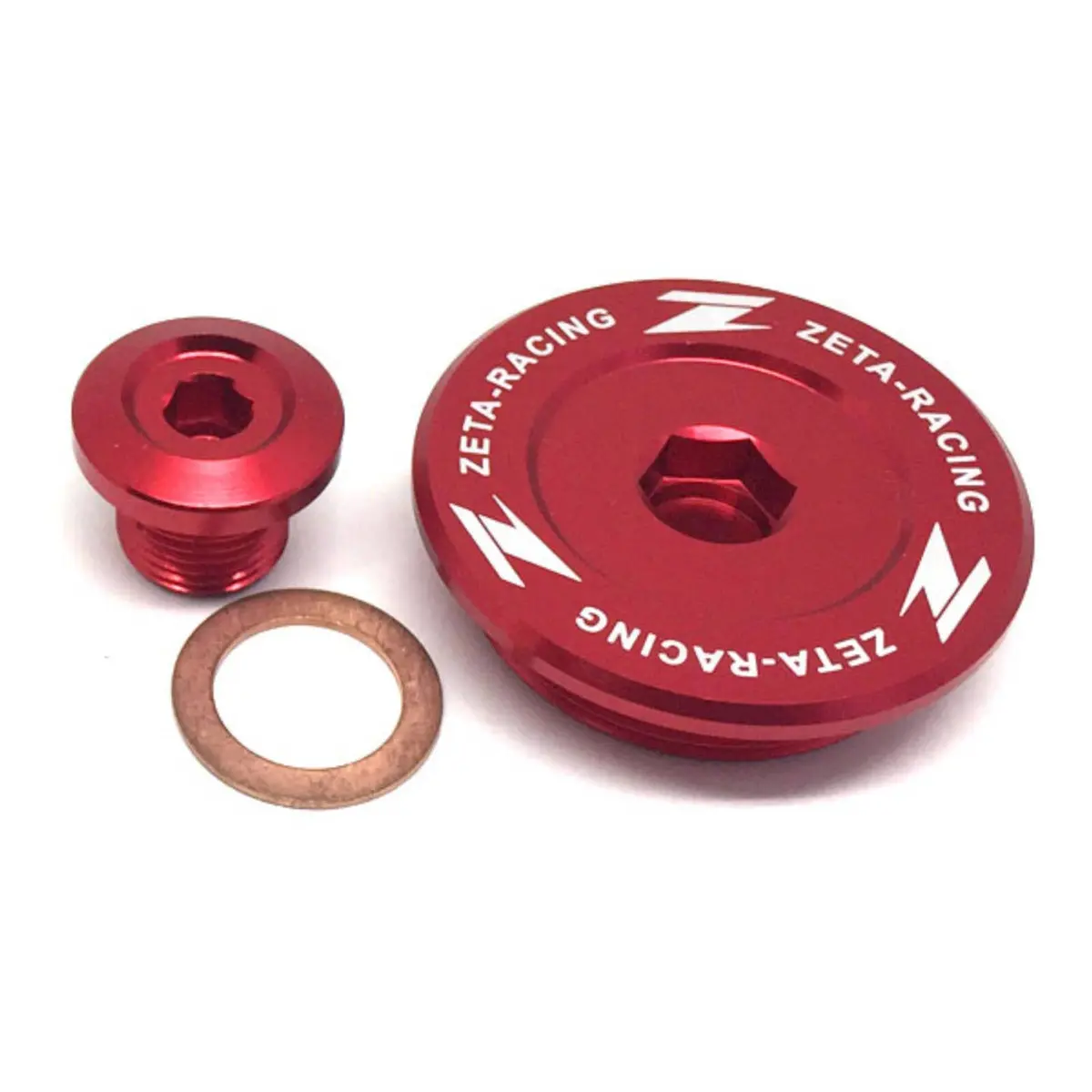 Zeta Engine Plugs Suzuki Drz400s/Sm '00- - Red 1