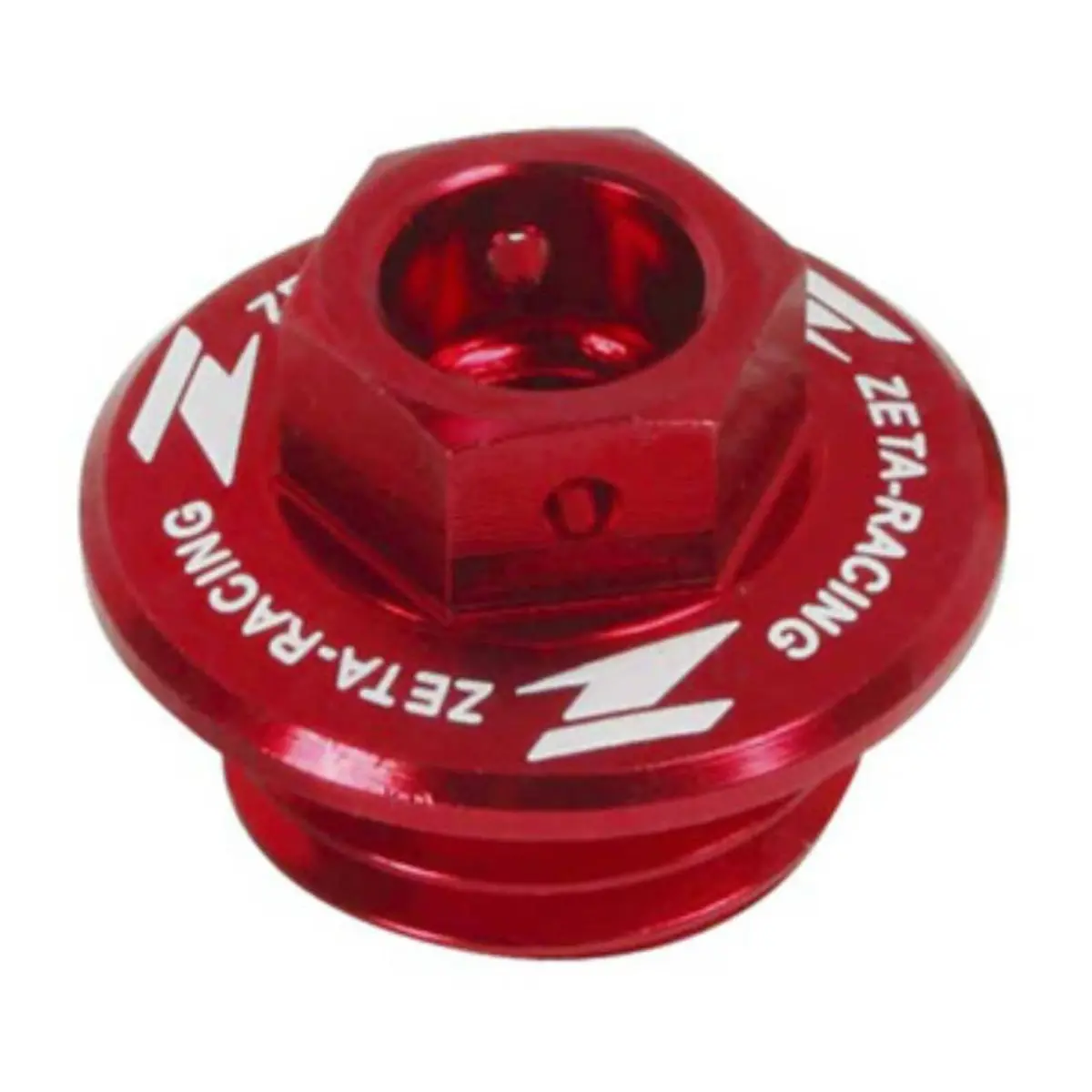 Zeta Oil Filler Plug Honda Cr/Crf, Yamaha Yz/Yzf/Wrf, Kawasaki Klx - Red 1
