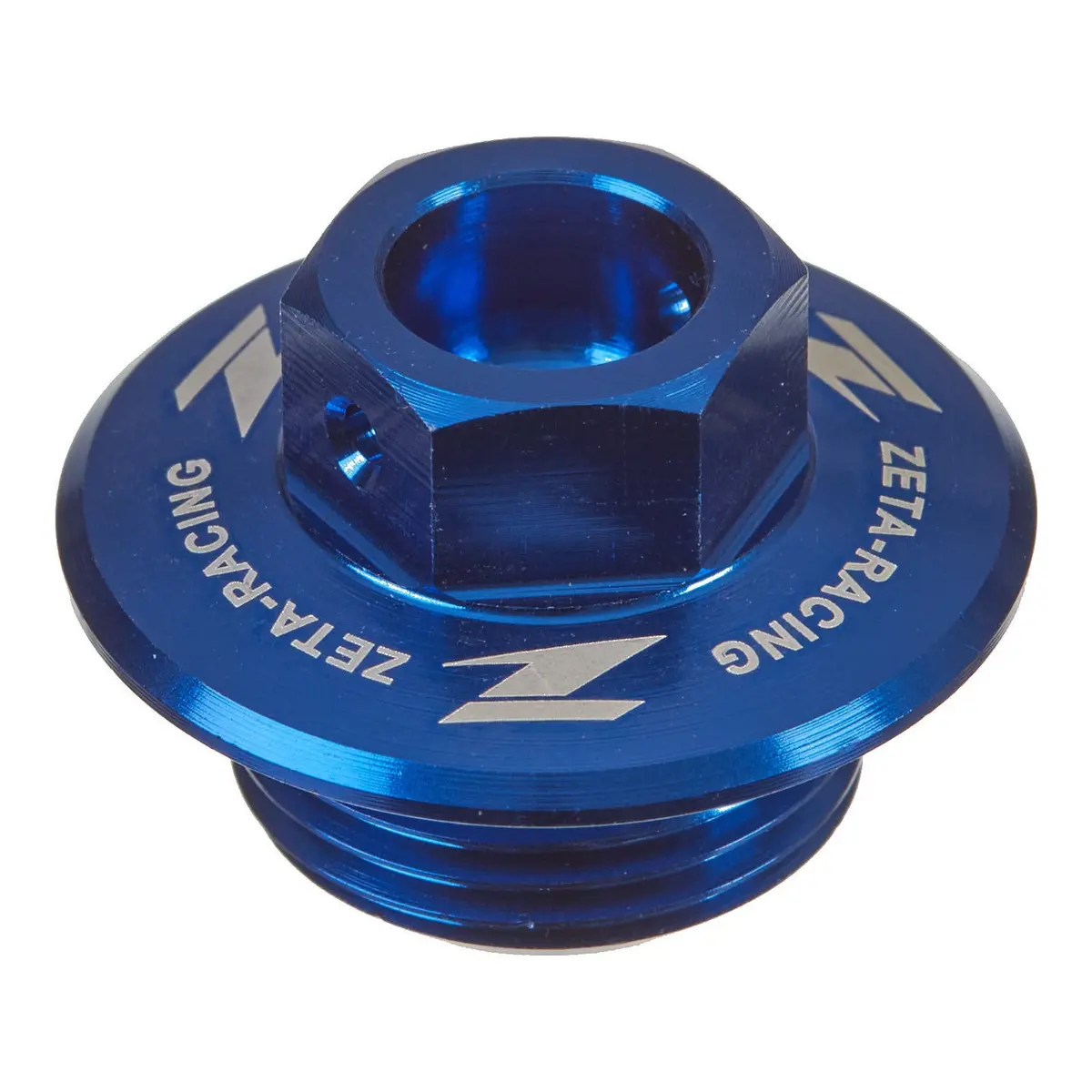 Zeta Oil Filler Plug Suzuki Rm/Rmz, Yamaha Serow 250 - Blue 1