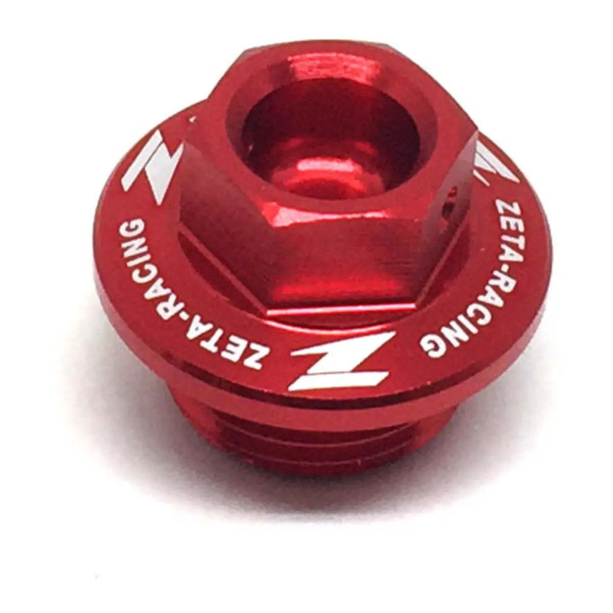 Zeta Oil Filler Plug Kawasaki Kx250 '05-07, Kx250/F, 450/F '04- Red 1