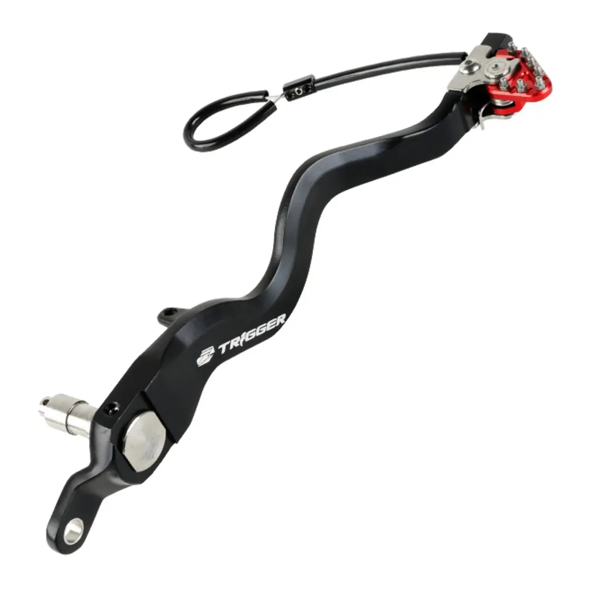 Zeta Tri Brake Pedal Klx250 - Red 1