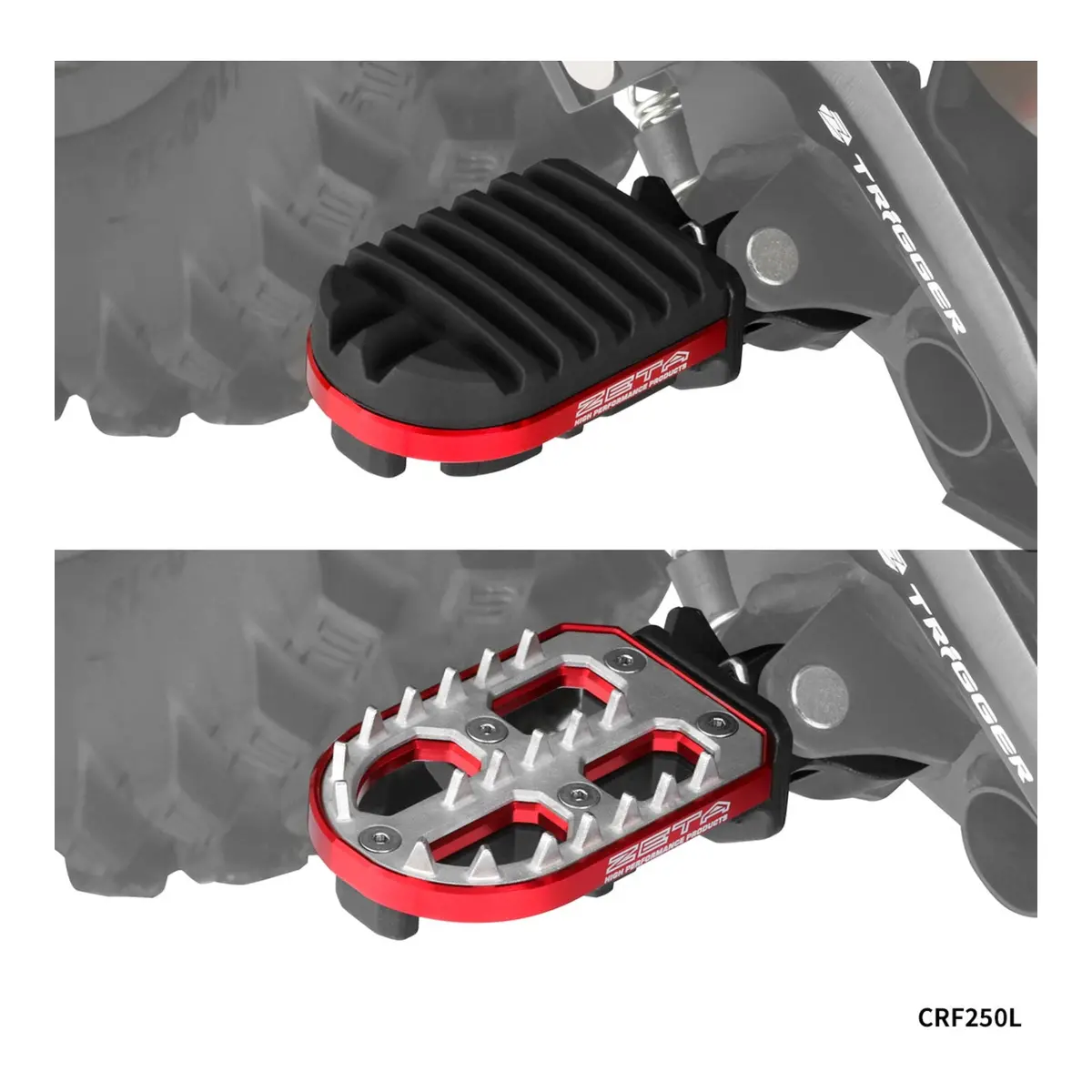 Zeta Adventure Foot Pegs Crf250l/Rally '12- Crf1000l/1100L ' 2