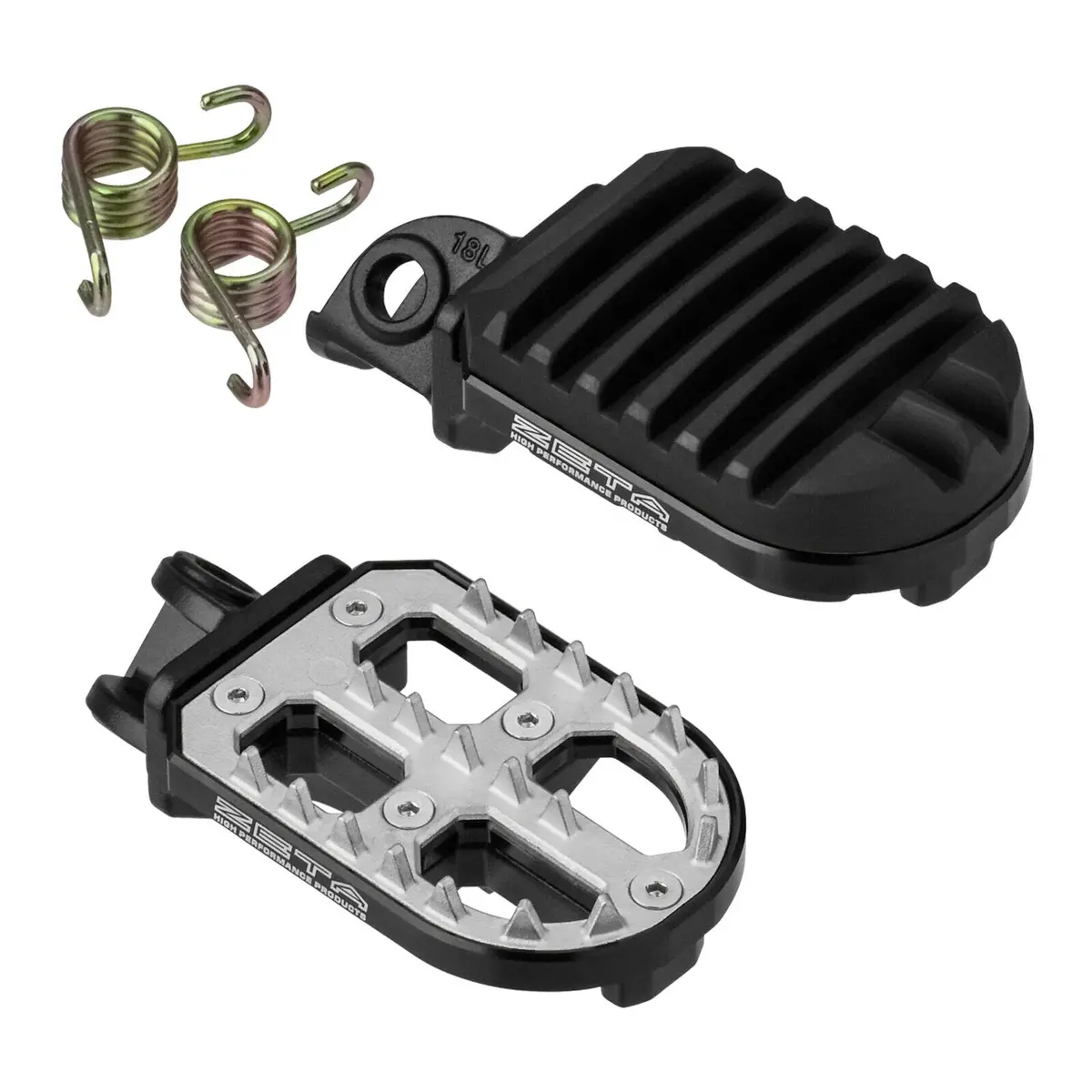 Zeta Adventure Foot Pegs Ktm – Black 1
