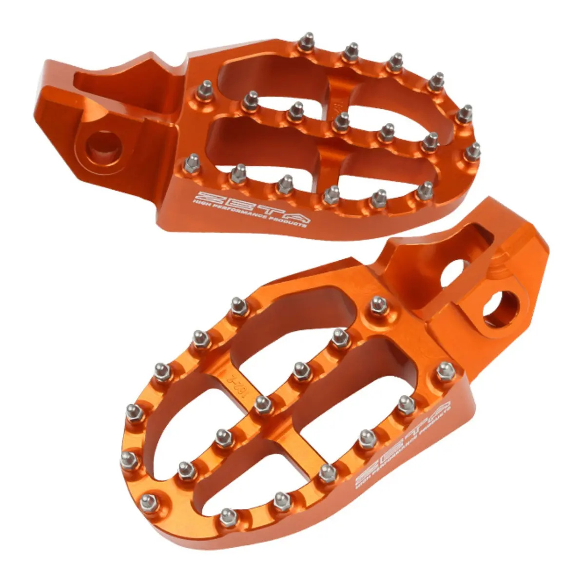 Zeta Aluminium Footpegs Ktm Sx '16- Orange 1