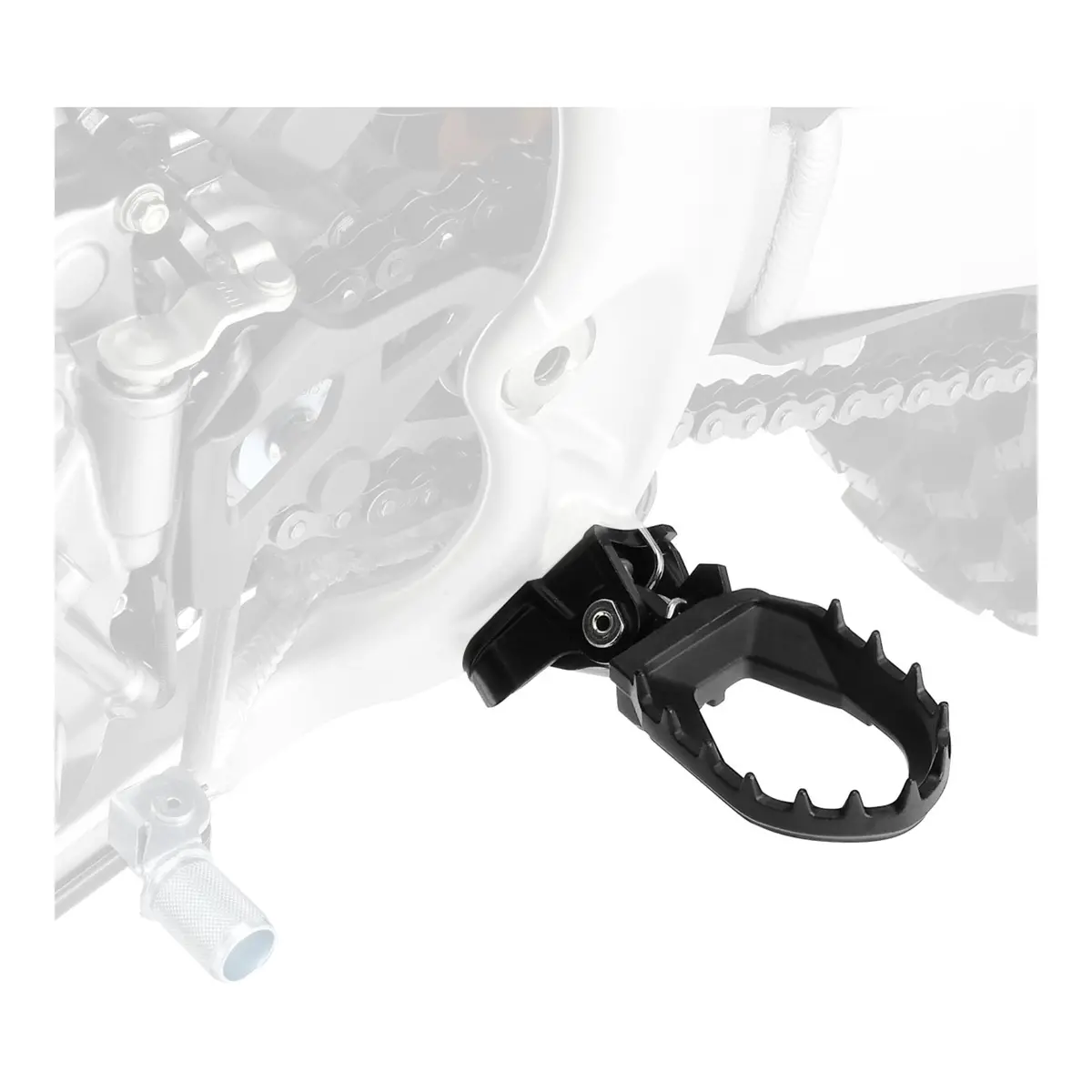 Zeta Max Foot Pegs Crf250r – Black 1