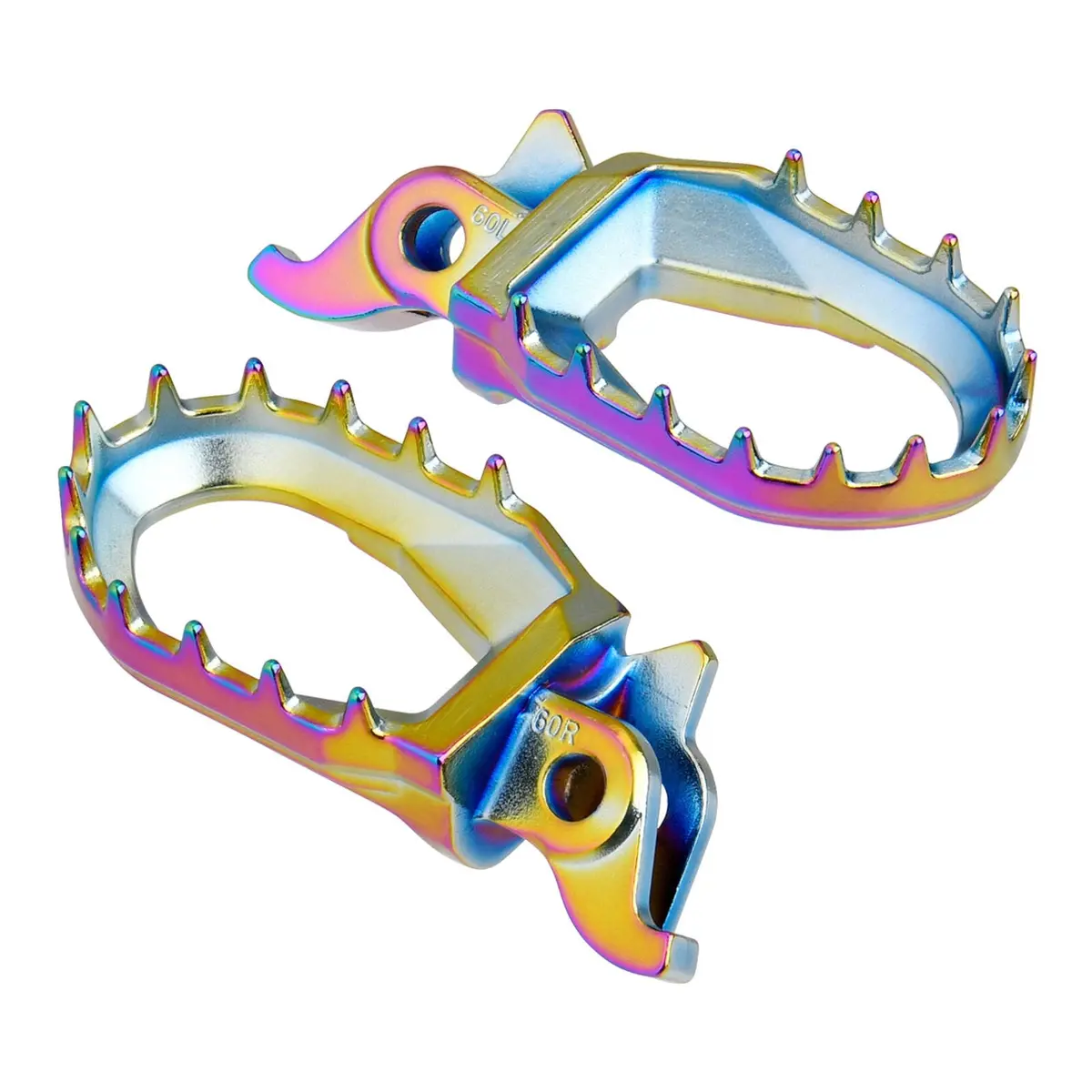 Zeta Max Foot Pegs Crf250r - Oil Slick 1