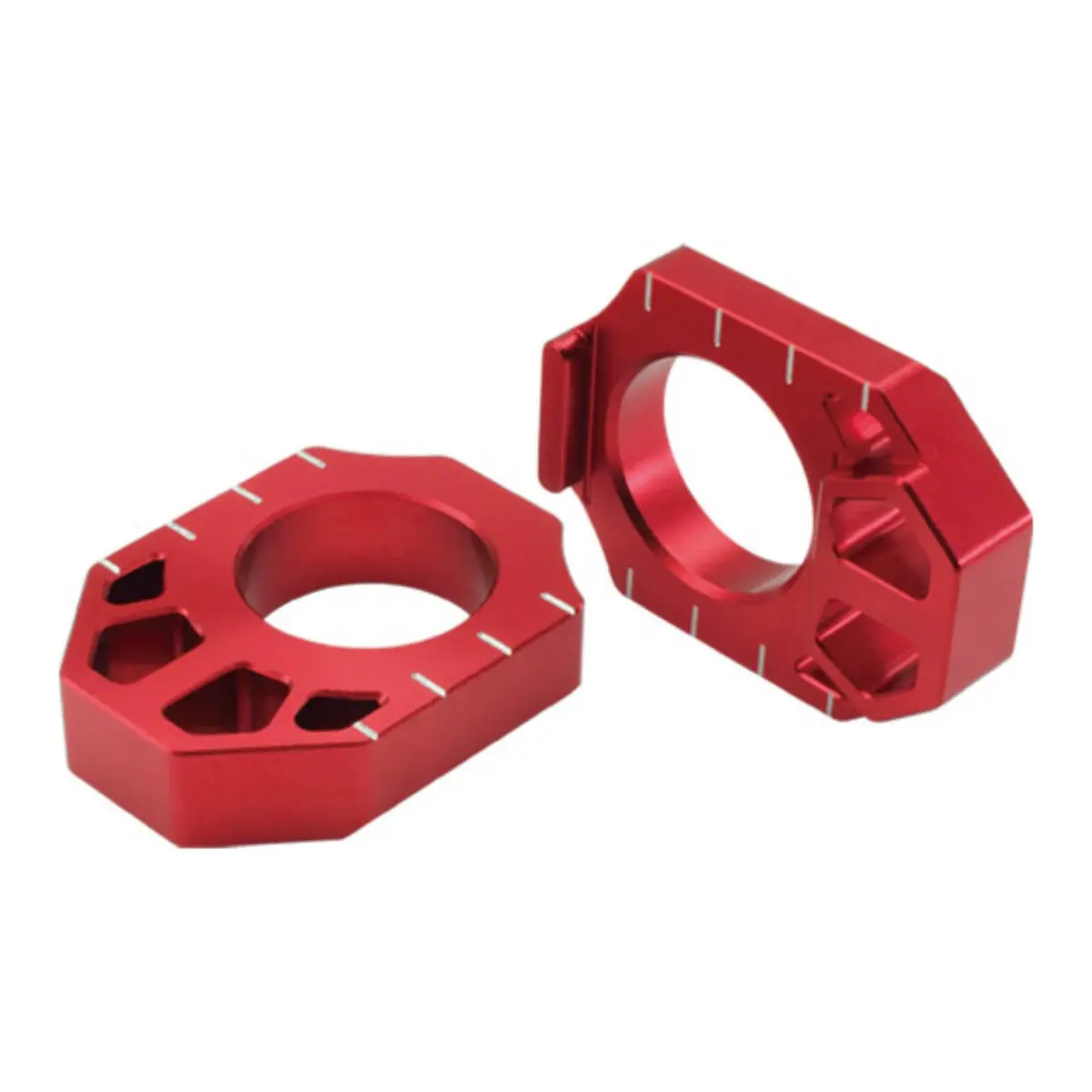 Zeta Rear Axle Block Honda Cr '02-, Crf/X '02- Red 1