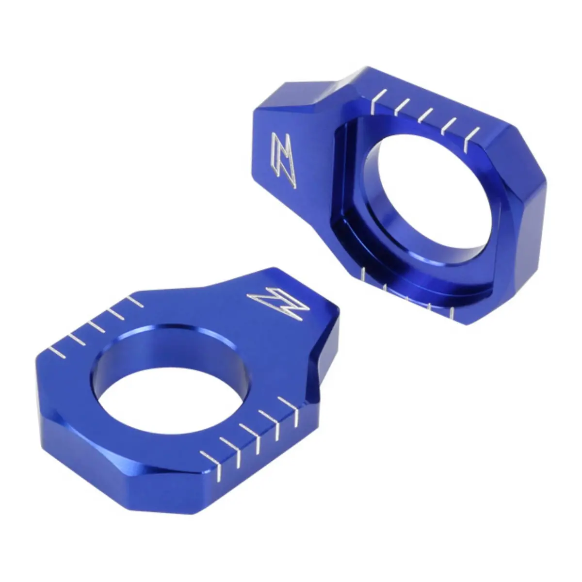 Zeta Rear Axle Block Kawasaki Kxf250 '17-,Kxf450 '16- Blue 1