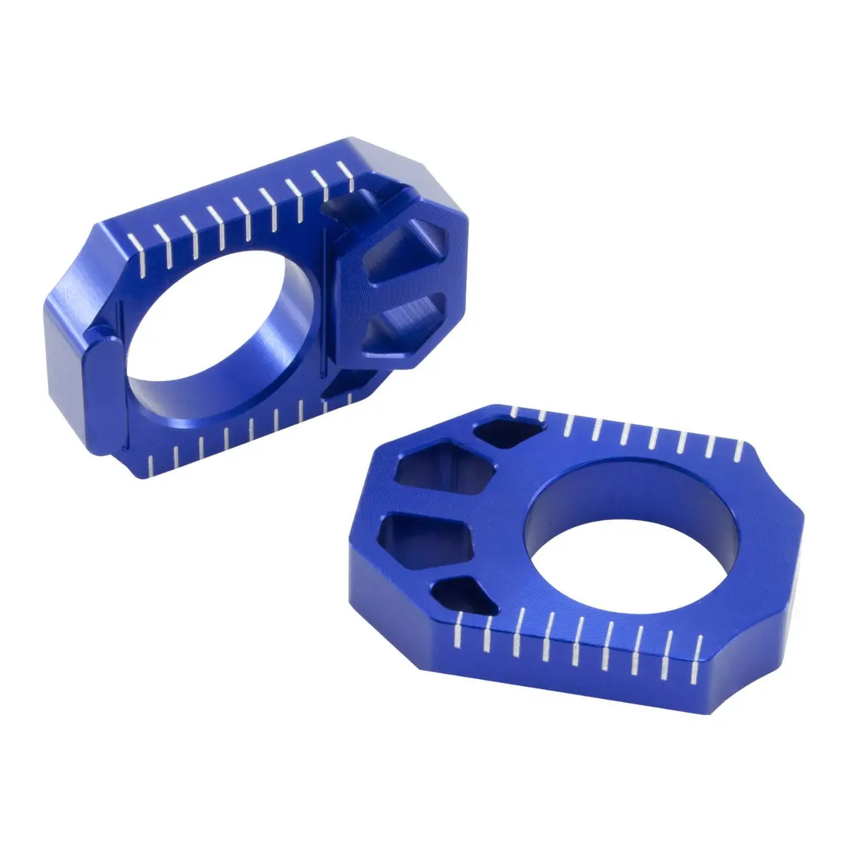 Zeta Rear Axle Block Yamaha Yz250f '12-, Yz450f '10- Blue 1