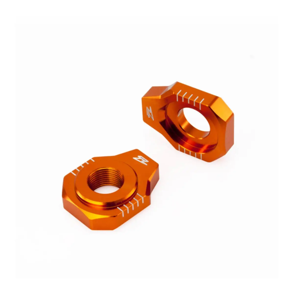 Zeta Rear Axle Block Ktm Sx/Sxf- '12, 85Sx,Exc Orange 1