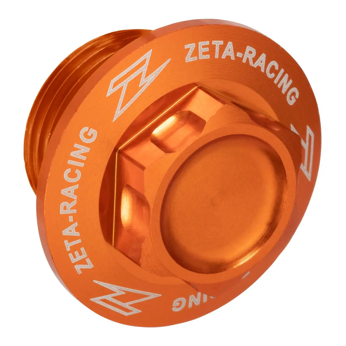 Zeta Axle Stop Bolt M20x19-P1.5 H21 - Orange 1