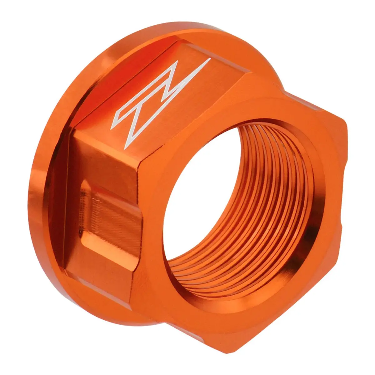 Zeta Axle Nut M22x30-P1.5 H17 - Orange 1