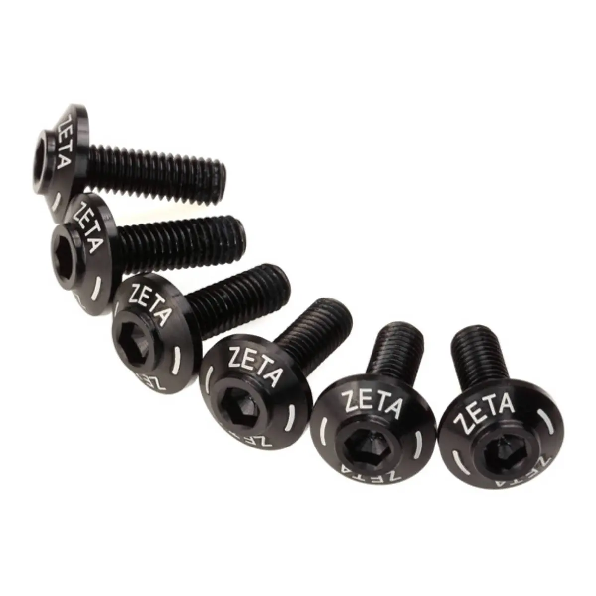 Zeta Screen Bolt Set Black (6Pcs) 1