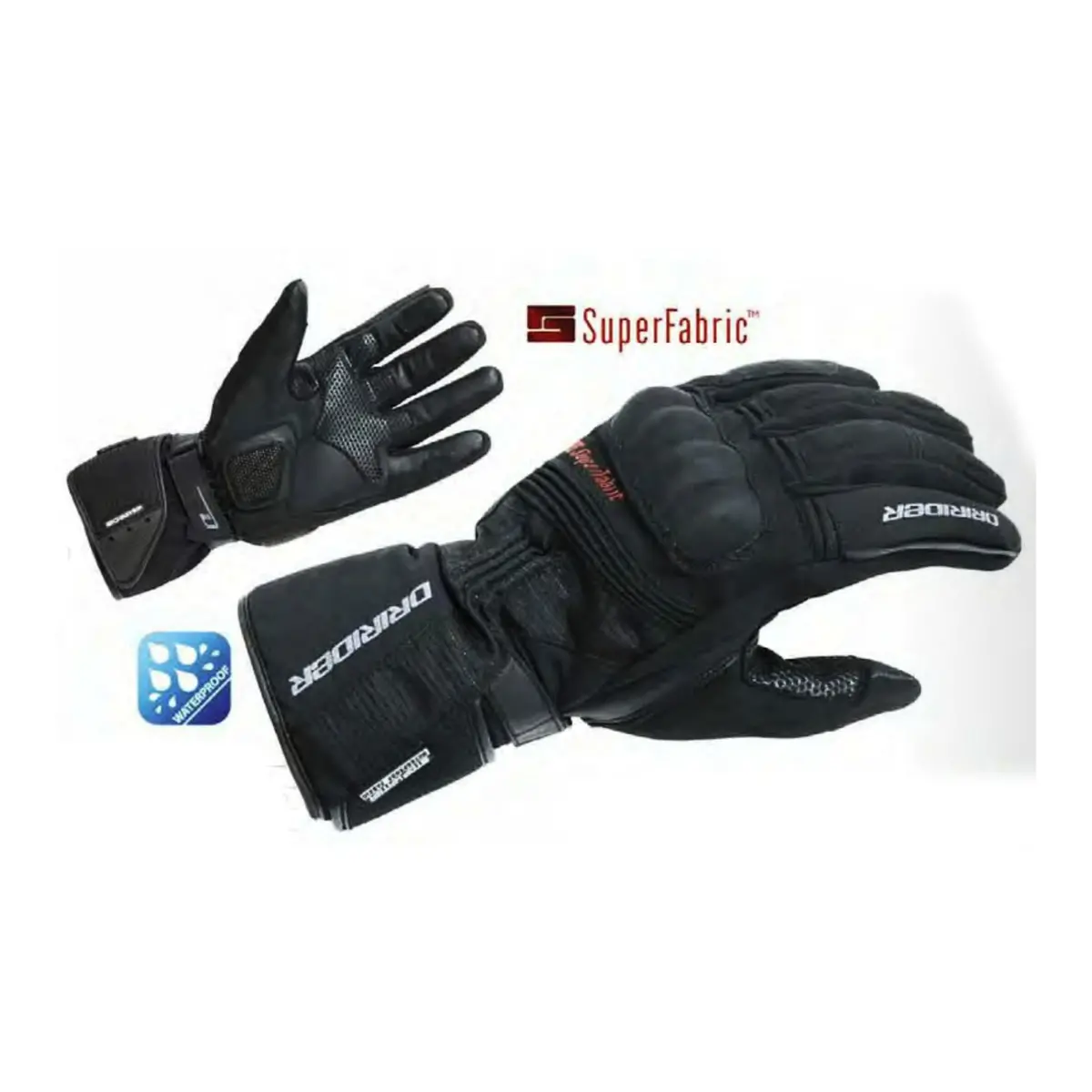 Dririder Ladies Adventure 2 Winter Touring Glove - Black 1