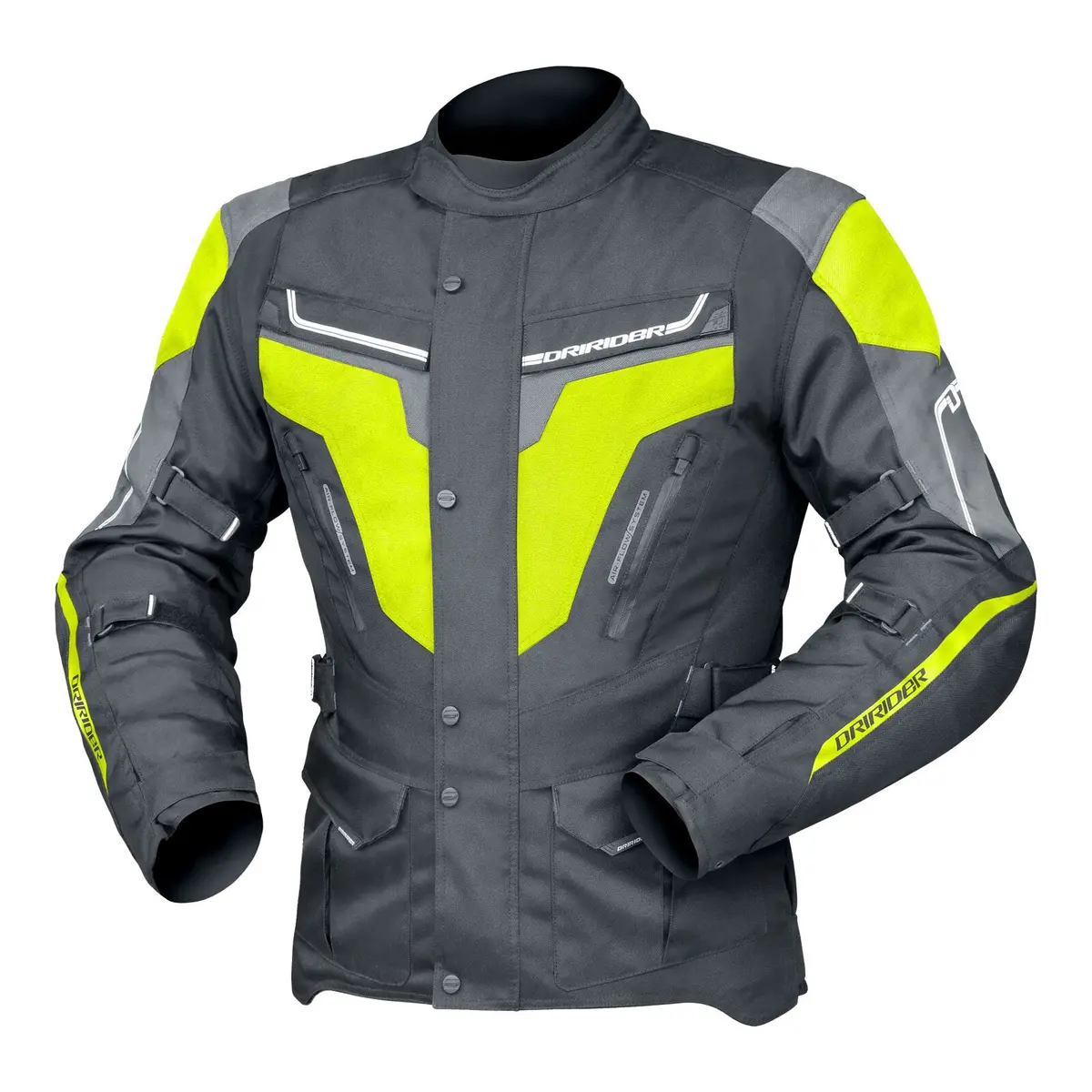 Dririder Apex 5 Jacket - Black / Yellow 1