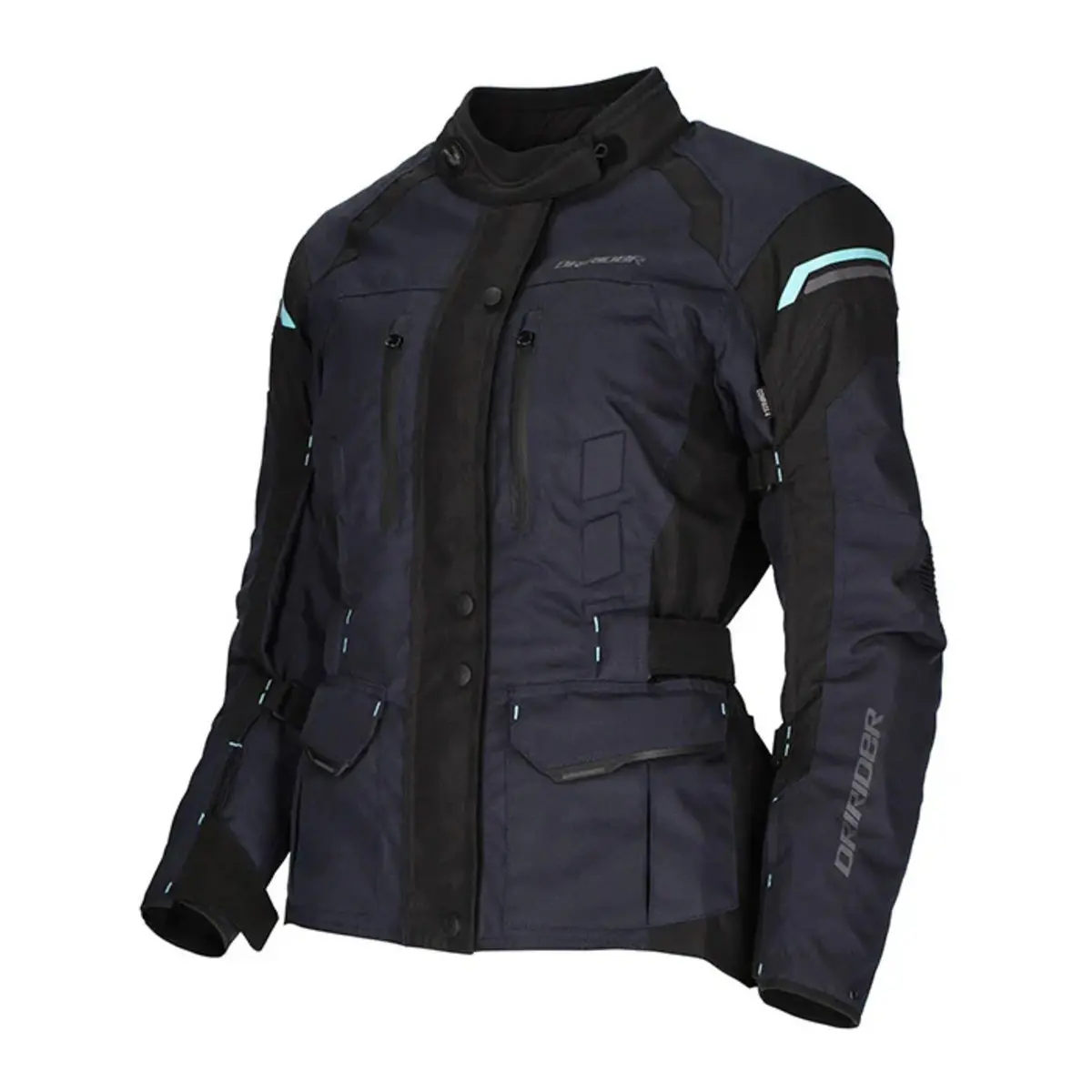 Dririder Compass 4 Ladies' Jacket - Navy / Sky Blue 1