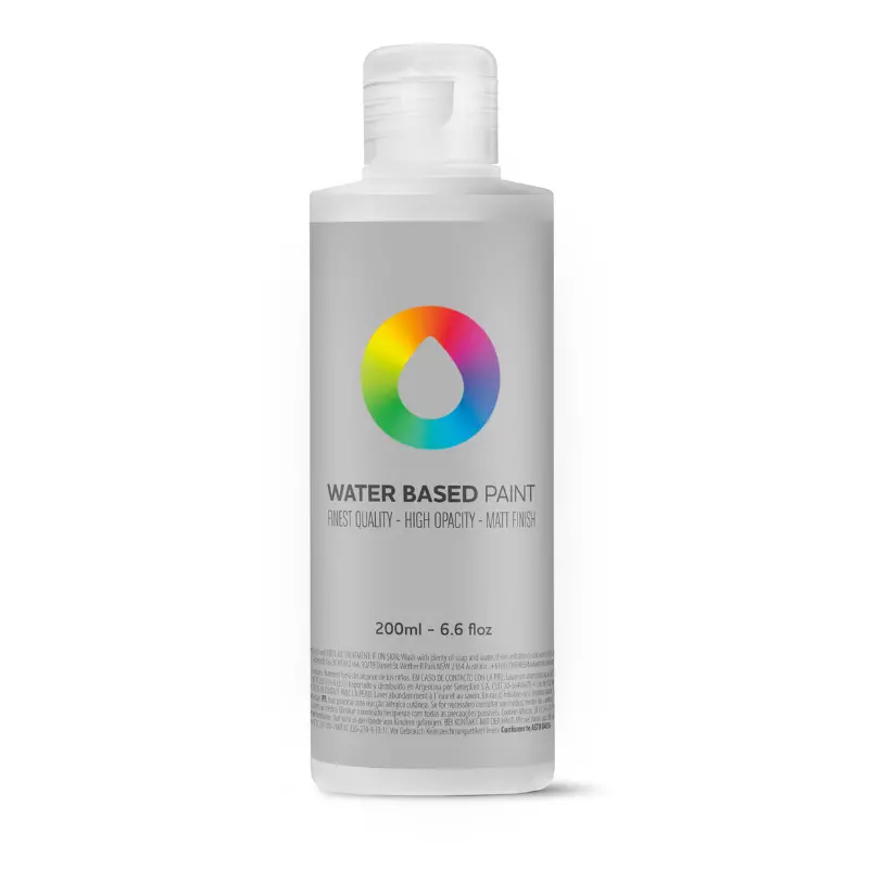 Mtn Water Based Paint Refill - 200Ml - Silver 1