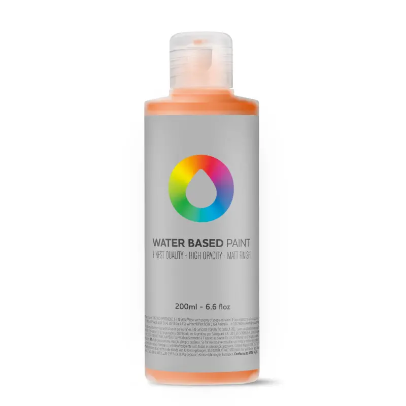 Mtn Water Based Paint Refill - 200Ml - Rv2004 Azo Orange 1