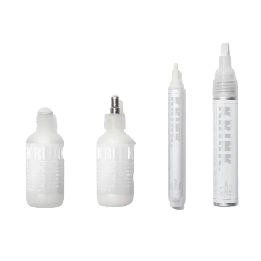 Krink White Set 4 Units (K-60, K-66, K-42, K-75) 1