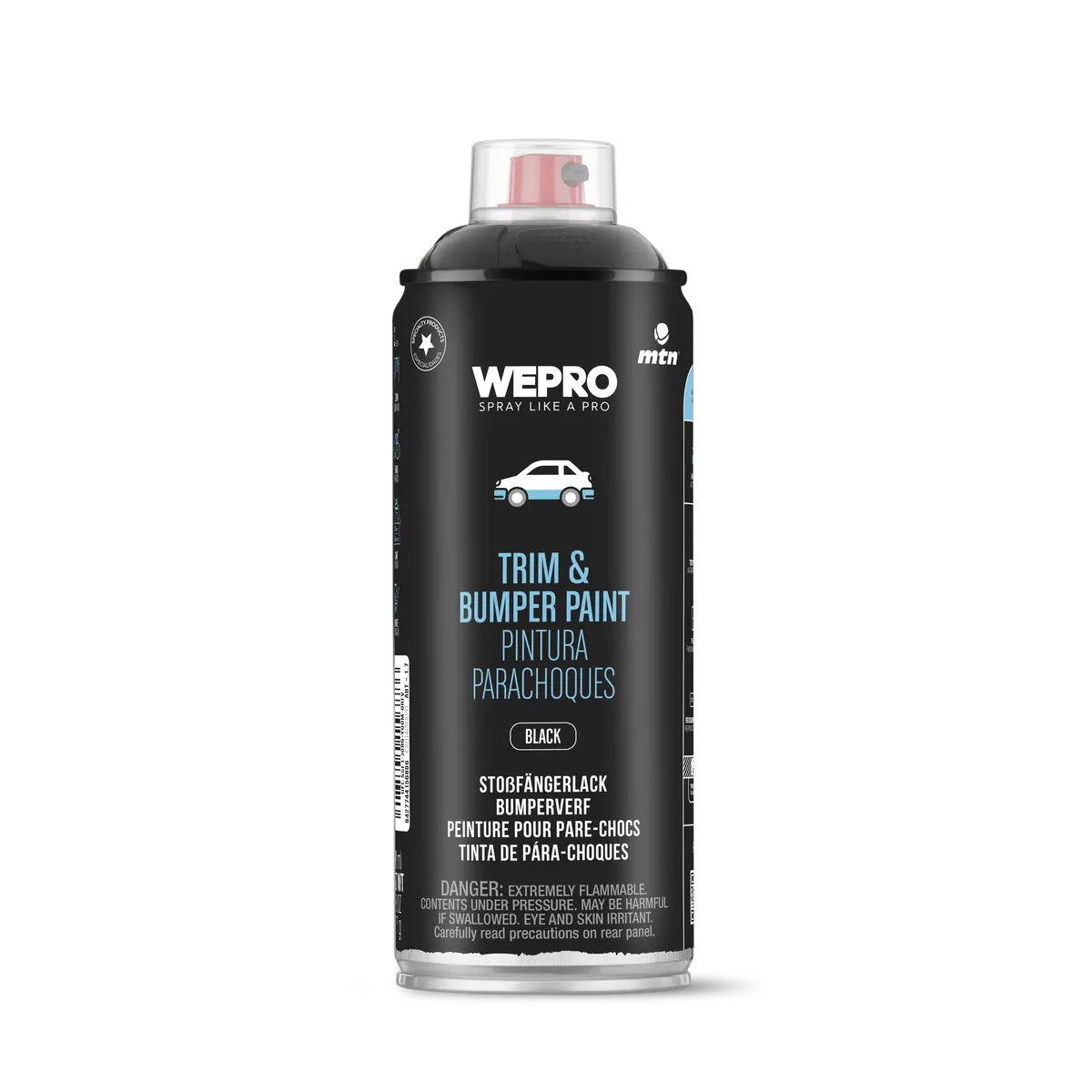 Mtn Wepro Spray Paint - Trim & Bumper Paint - Black 1
