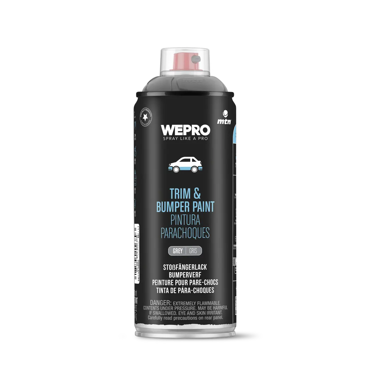Mtn Wepro Spray Paint - Trim & Bumper Paint - Grey 1
