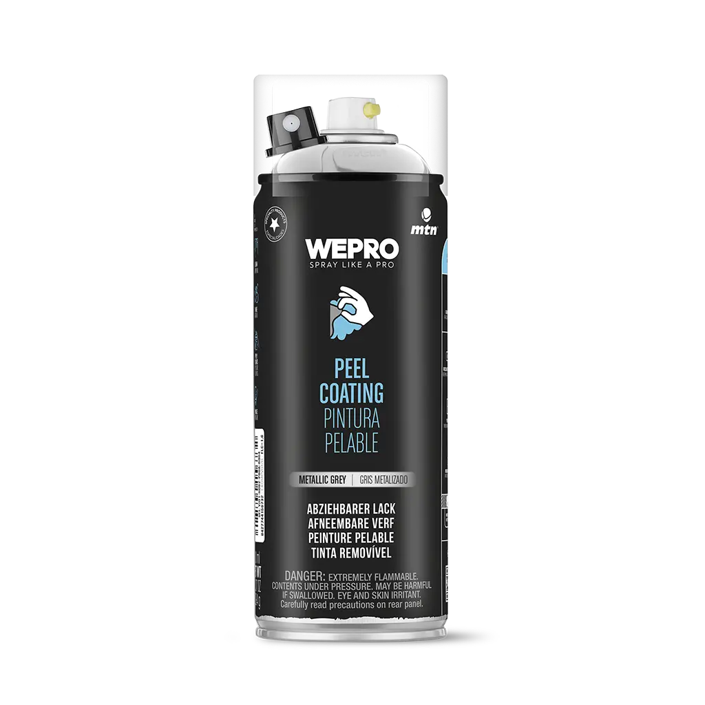 Mtn Wepro Spray Paint Peel Coating - Metallic Grey 1