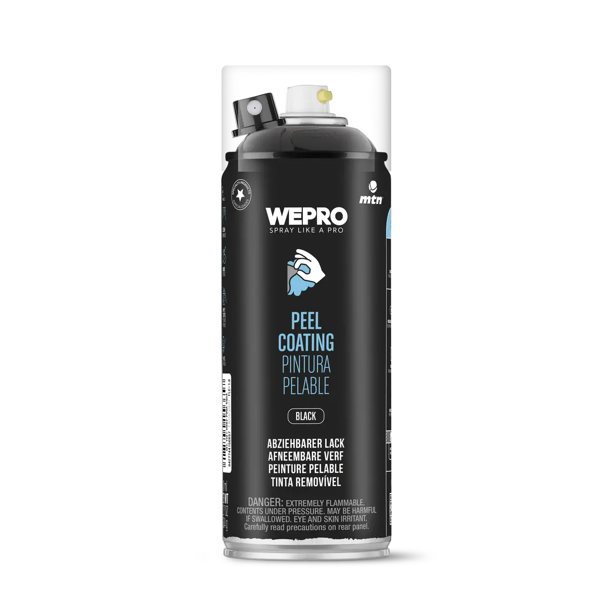 Mtn Wepro Spray Paint - Peel Coating - Black 1