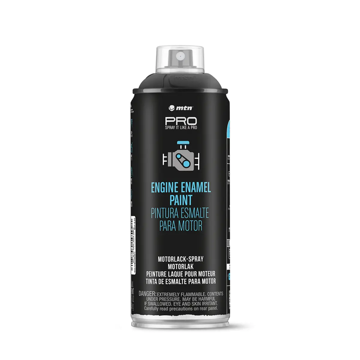 Mtn Pro Engine Enamel Black Satin 400Ml 1