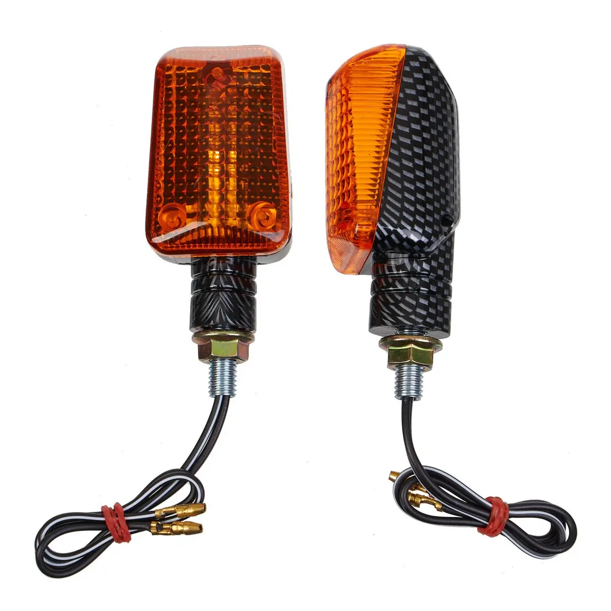 Whites Flasher Universal Short Mount Carbon (Pair) 1