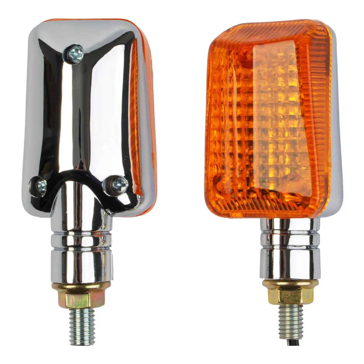Whites Flasher Universal Short Mount Chrome (Pair) 1