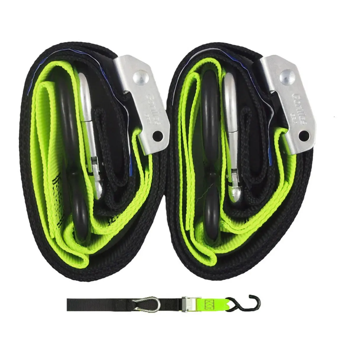 Gorillas Grip Tie Down 38Mm S / Hk Black / Green Loop 1