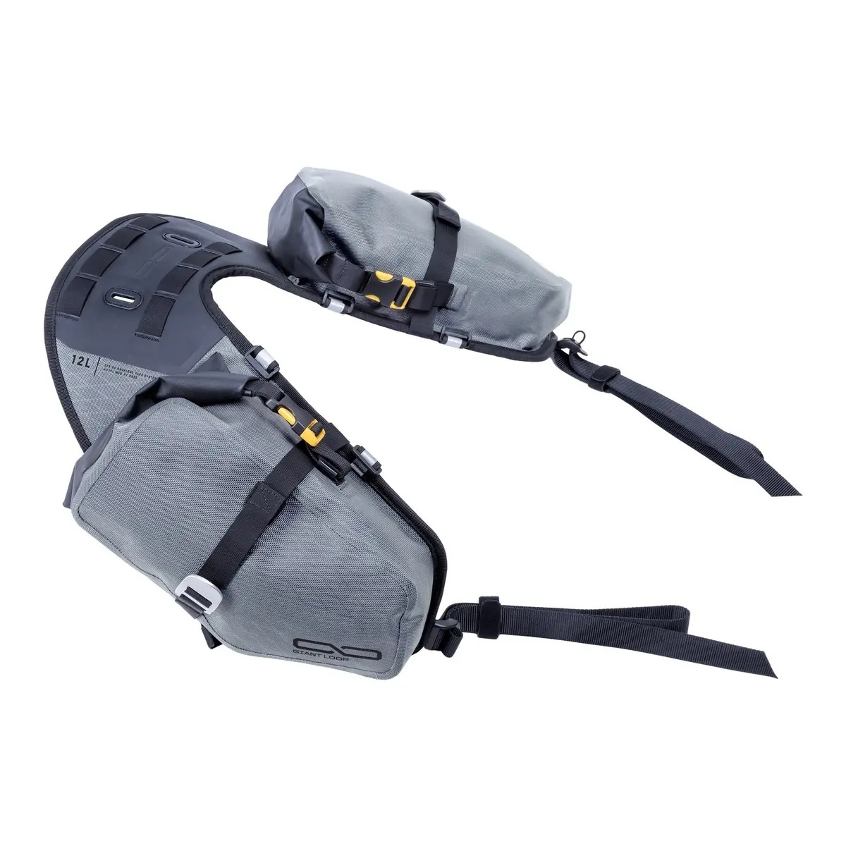 Giant Loop Mojavi Saddlebag ’26 - Grey (12L) 1