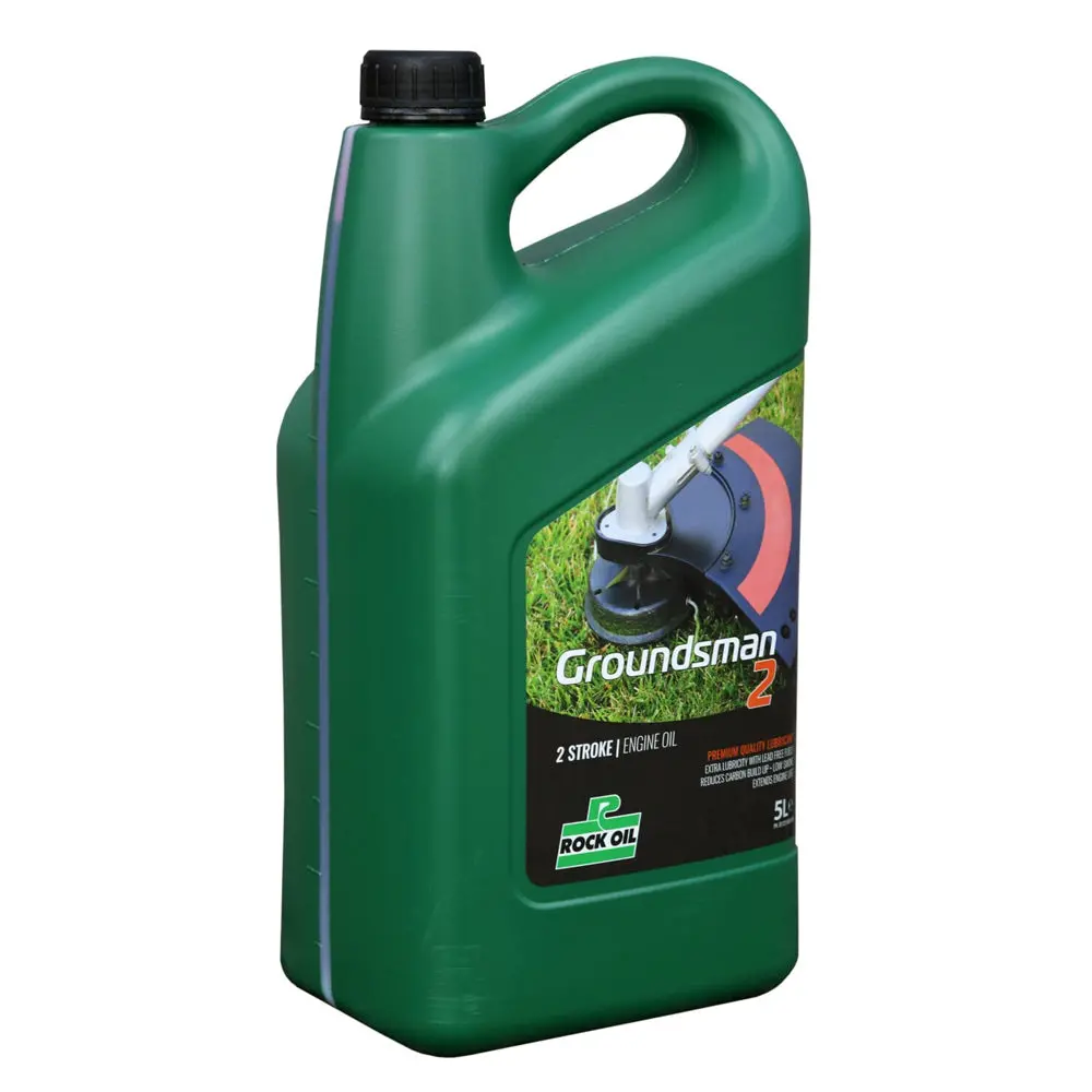 Rock Oil Groundsman 2 Stroke Semi Synthetic 5L Lawn Mower & Stationary Engines 1