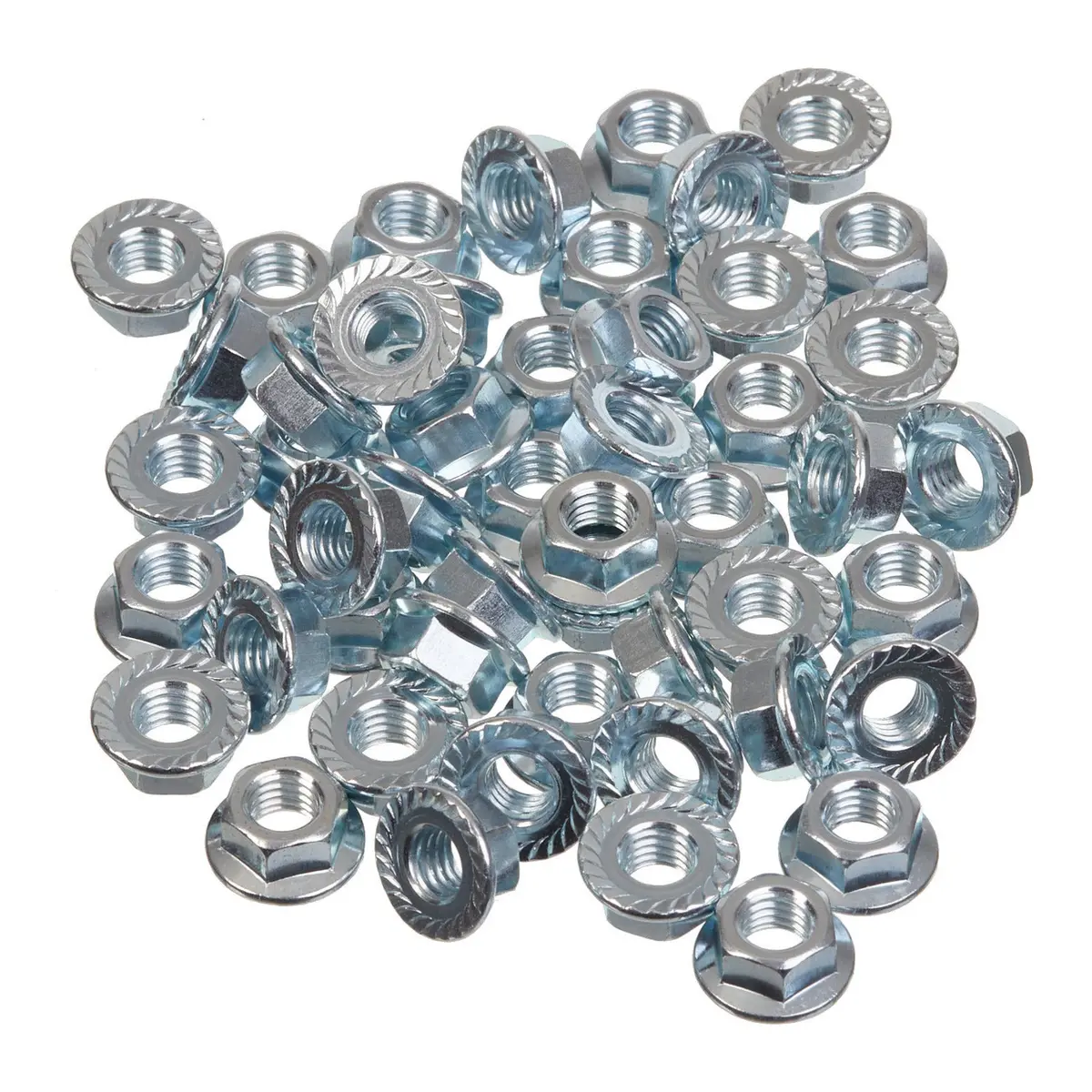 Whites Nut Flange - 8 X 1.25Mm (50 Pack) 1
