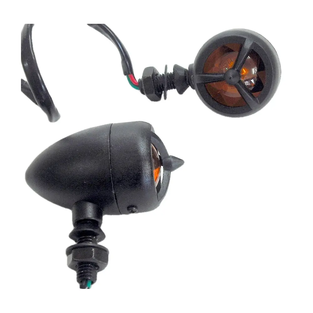 Bulb Indicator 12V Aluminium Black 1