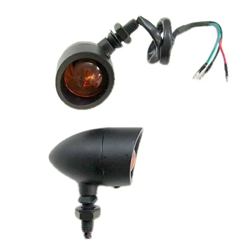 Bulb Indicator 12V Aluminium Black 1