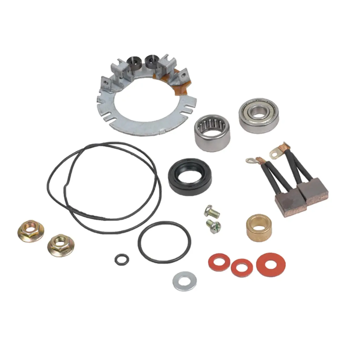 J&N Starter Motor Brush Kit (414-54026) 1