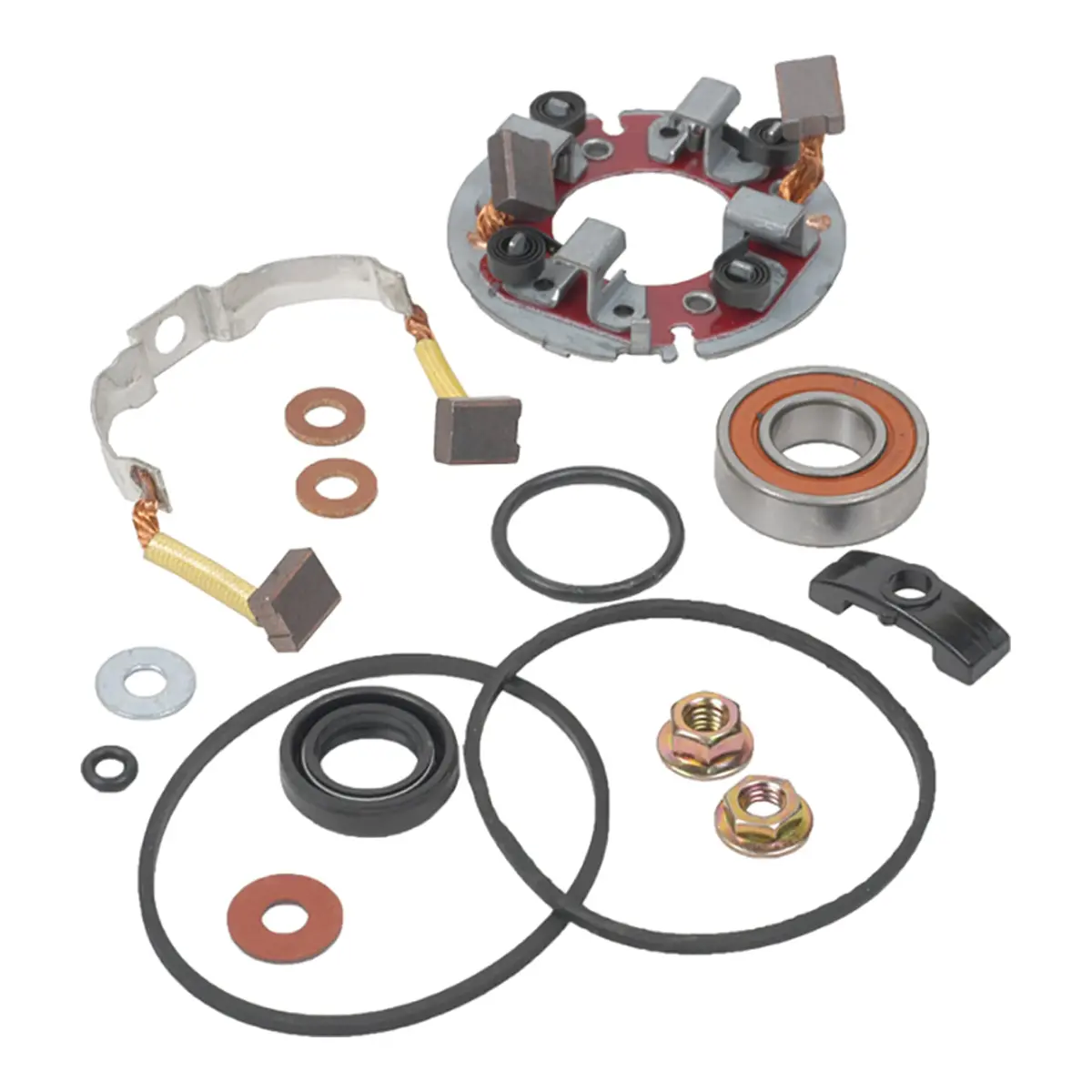J&N Starter Motor Brush Kit (414-54054) 1
