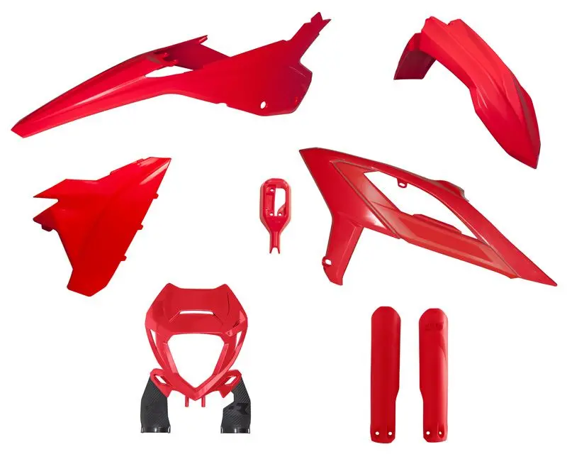 Plastics Kit Rtech 6 Piece Red Beta 125Rr 200Rr 250Rr 300Rr 350Rr 390Rr 430Rr 480Rr 23-On 1