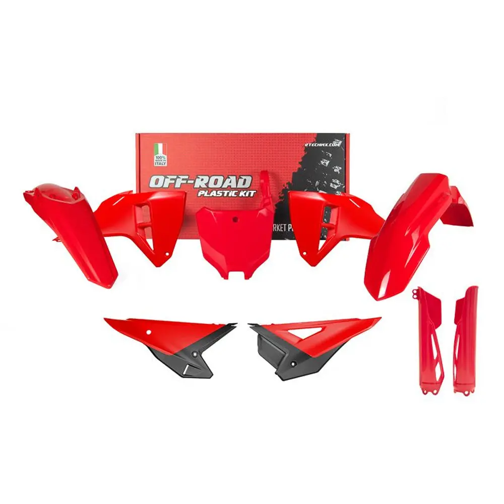 Plastics Kit Rtech 5 Piece Black Honda Crf250r Crf450r 2025 1