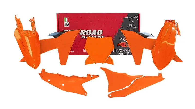 Plastics Kit Rtech 6 Piece Orange Ktm Sx Sx-F Xc Xc-F 1