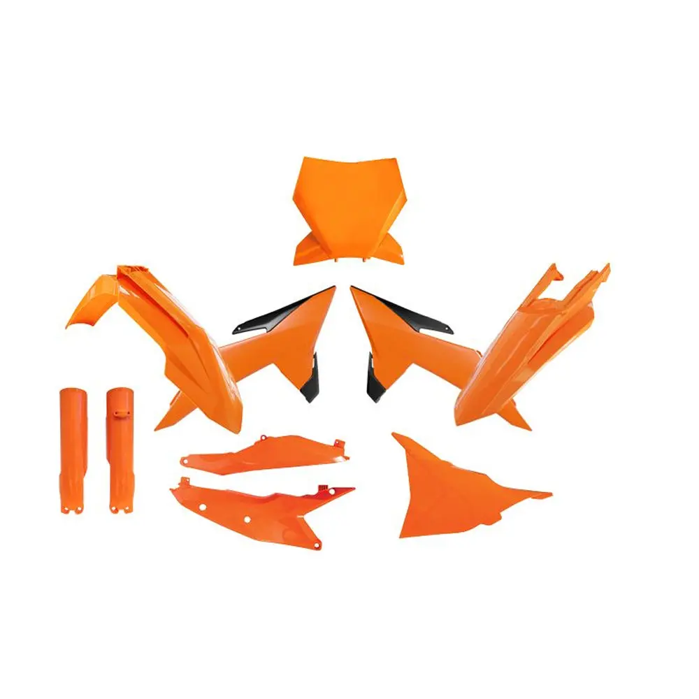 Plastics Kit Rtech 7 Piece Orange Black Ktm Sx Sxf 1