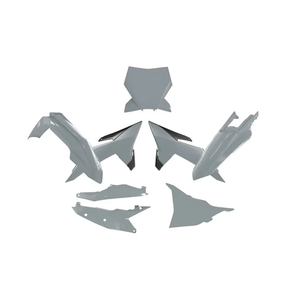 Plastics Kit Rtech 6 Piece Grey Black Ktm Sx Sxf 1