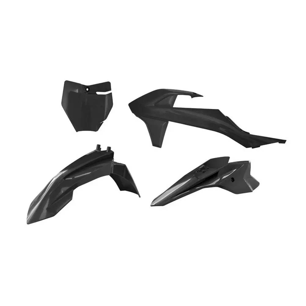 Plastics Kit Rtech 4 Piece Black Gas Gas Mc50 Mc-E-3 Mc-E-5 Ktm 50Sx Sx-E-3 Sx-E-5 1
