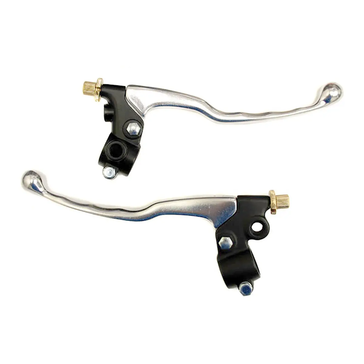Whites Lever Assembly (Pair) With Mirror Hole - Black 1