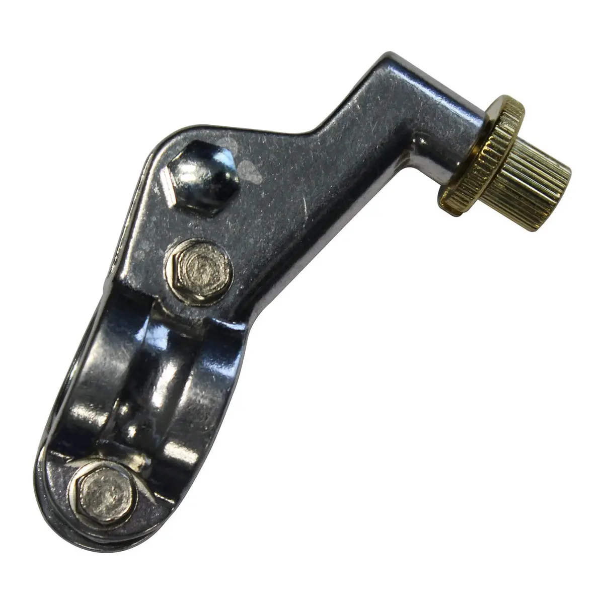 Whites Left Bracket Kawasaki 2-Piece Kx '83-'98 - Polished Forged 1
