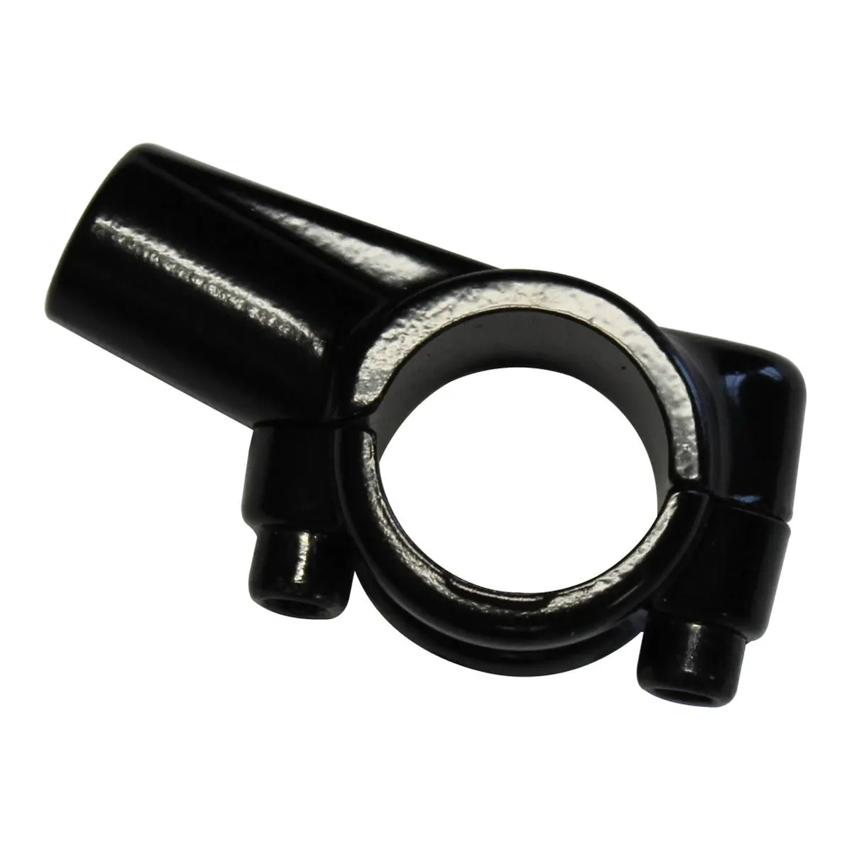 Whites Left Bracket 2-Piece (Mirror Mount Only) - Black, For 10Mm Mirrors 1