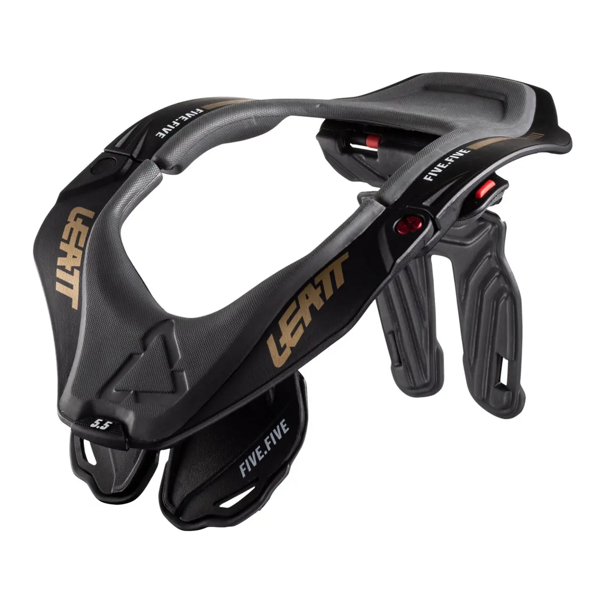 Leatt 5.5 Neck Brace - Stealth Black 1